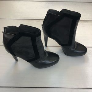 Calvin Klein platform ankle booties